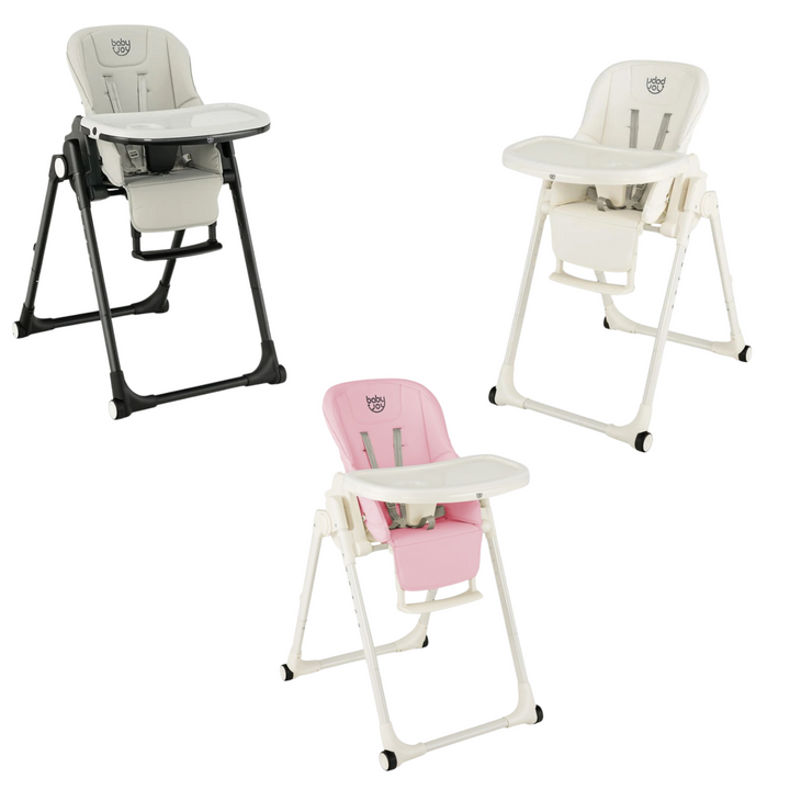 Foldable High Chair With Adjustable Heights