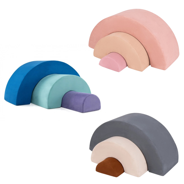Rainbow Arc Climber - Foam Climbing Blocks