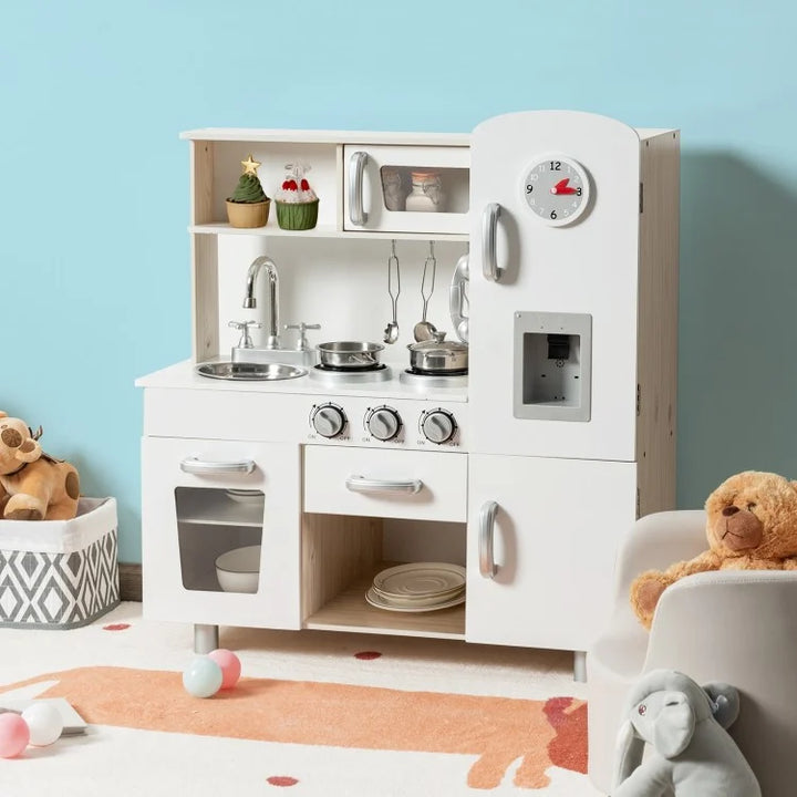 Kids Pretend Play Kitchen with Accessories