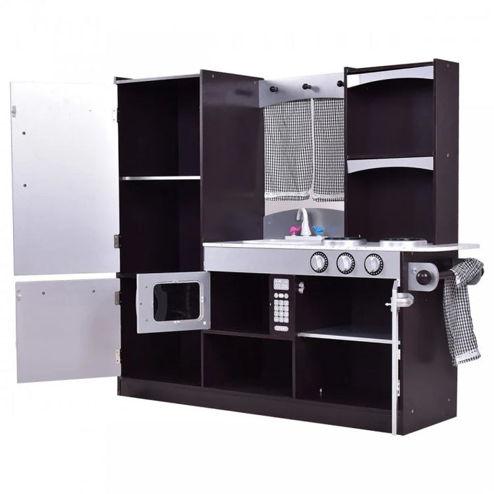 Kids Modern Pretend Play Kitchen Set