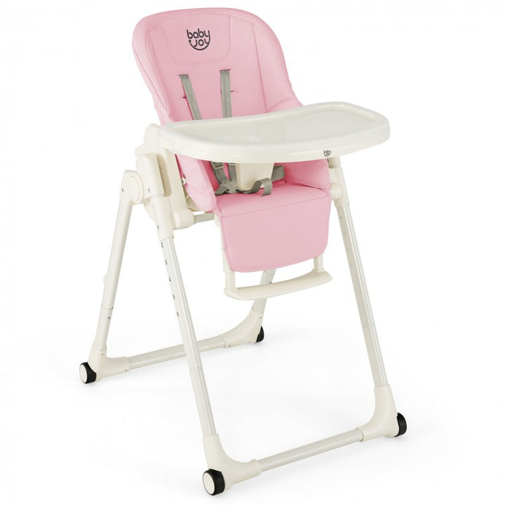 Foldable High Chair With Adjustable Heights