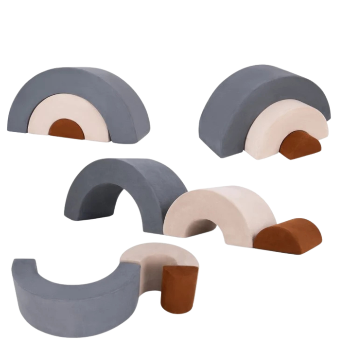 Rainbow Arc Climber - Foam Climbing Blocks