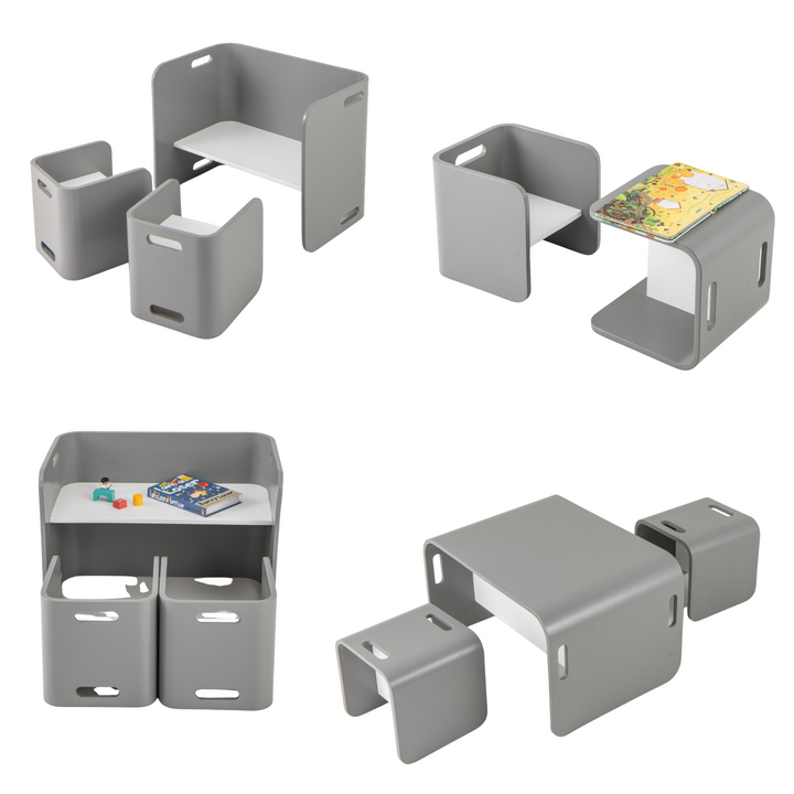 Toddler Flipping Chairs And Bench Set