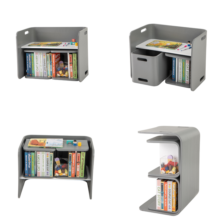 Toddler Flipping Chairs And Bench Set