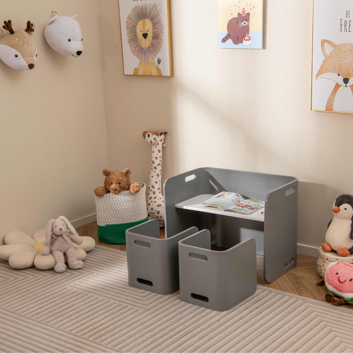 Toddler Flipping Chairs And Bench Set