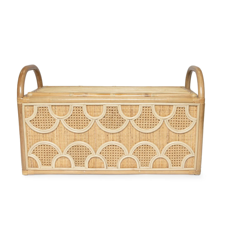 Rattan Storage Bench