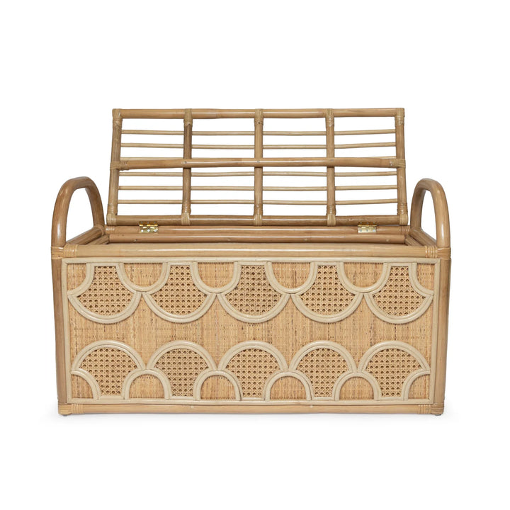 Rattan Storage Bench
