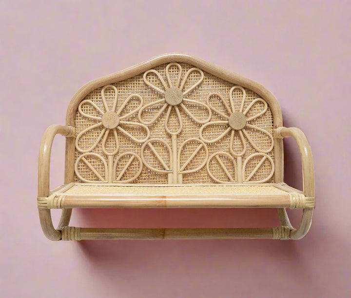 Rattan Wall Shelf