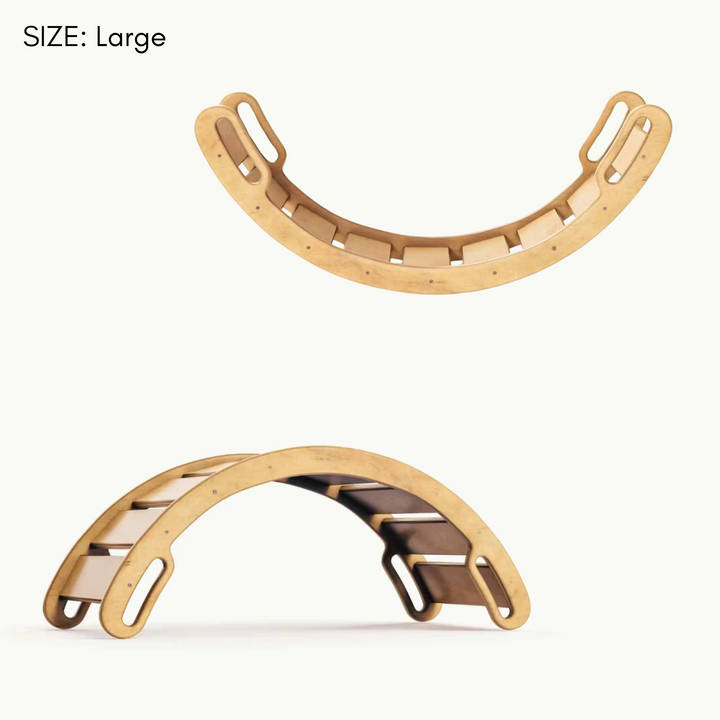 Wooden Rocker Arch Climber – Montessori Play Arch - Made in Canada