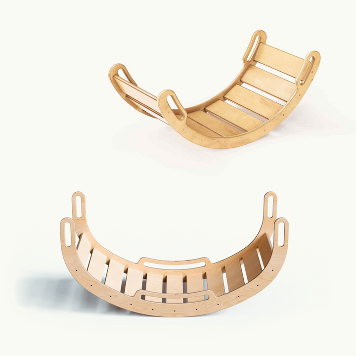 Wooden Rocker Arch Climber – Montessori Play Arch - Made in Canada