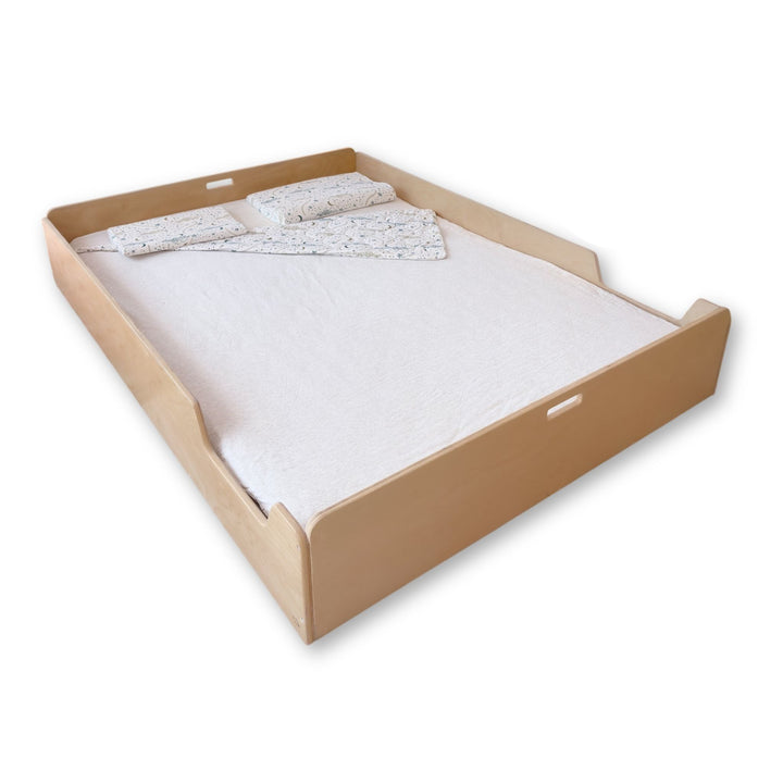 Montessori Floor Bed With Rails (FULL) Made In Canada