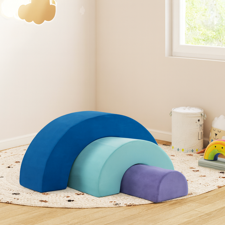 Rainbow Arc Climber - Foam Climbing Blocks