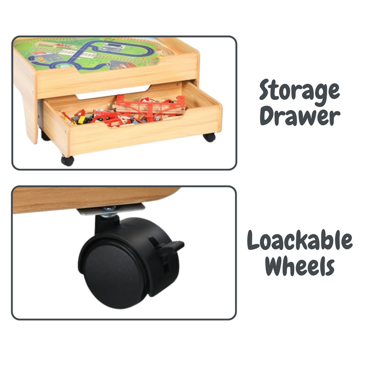 Wooden Table With Train Playset 1 - Manual