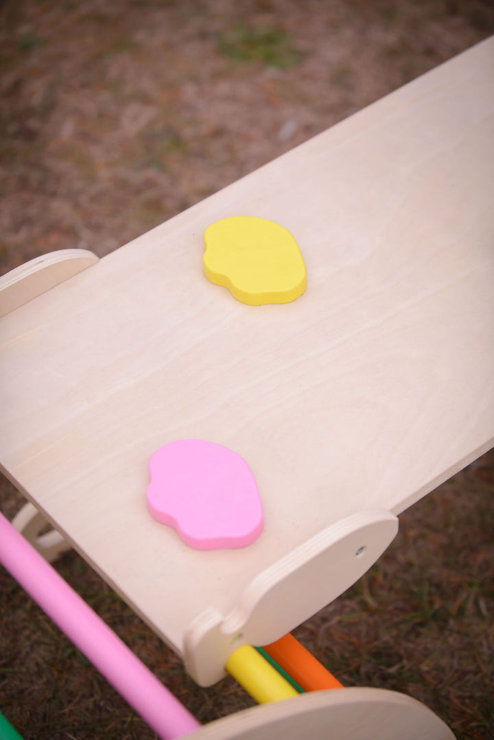 3-in-1 Pikler Climber Set – Triangle, Rocker Arch & Reversible Ramp (Foldable)