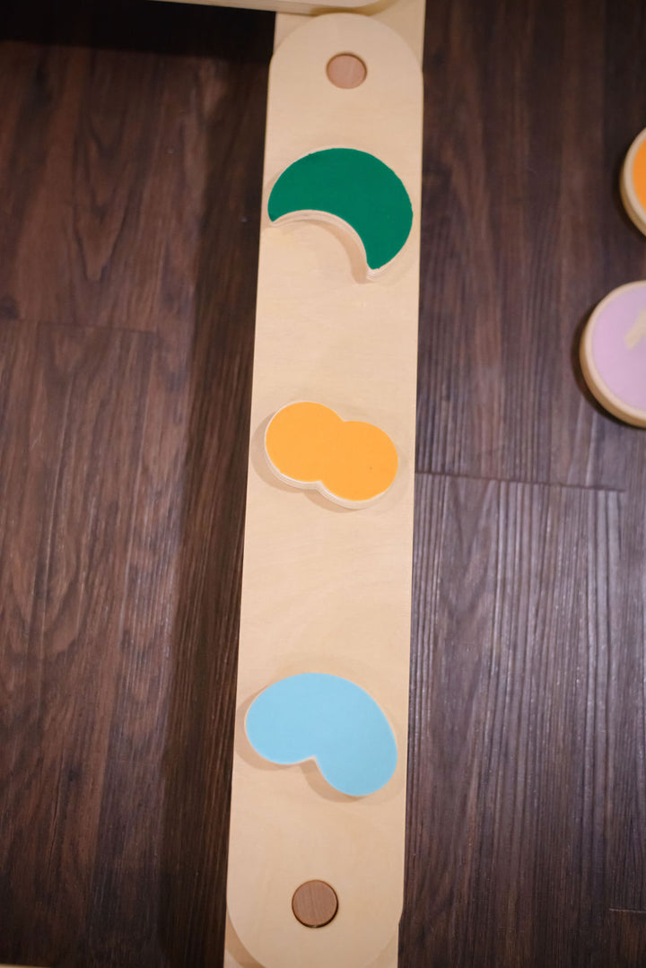 Kids Balance Beam & Stepping Stones Obstacle Course (12pc Montessori Gross Motor Set)