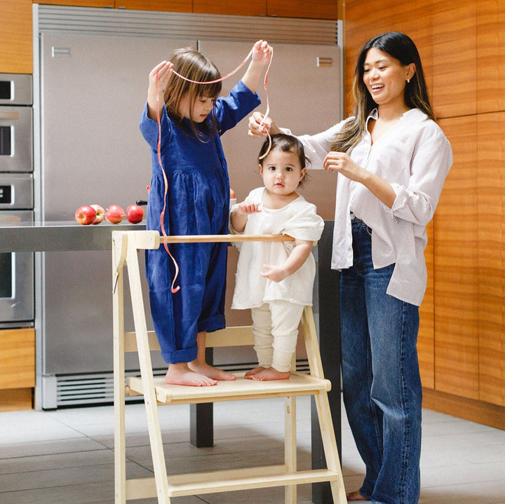 Adjustable Double Wide Fold N' Store Learning Tower - MLHCo