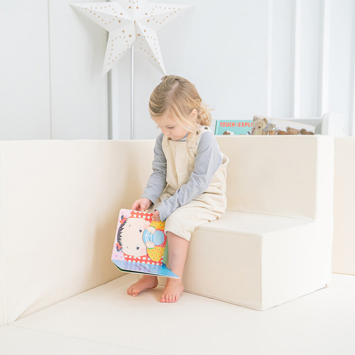 Ggumbi Lucky Star Play Room (XL) – Convertible Foam Play Pen & Bumper Bed, Non-Toxic with Soft Walls