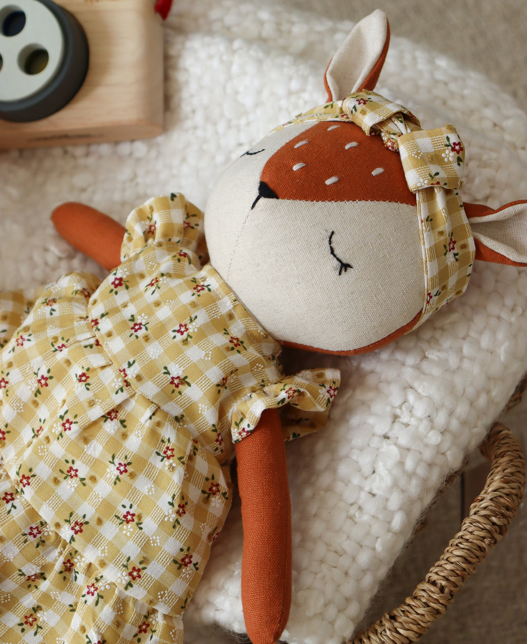 Dina the Deer – Handmade Deer Doll (Soft Plush Toy)