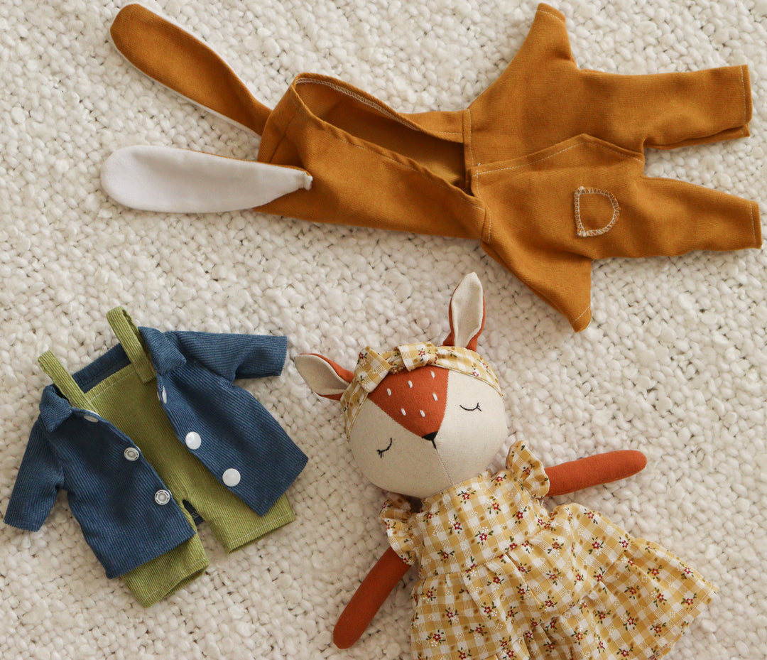 Dina the Deer – Handmade Deer Doll (Soft Plush Toy)