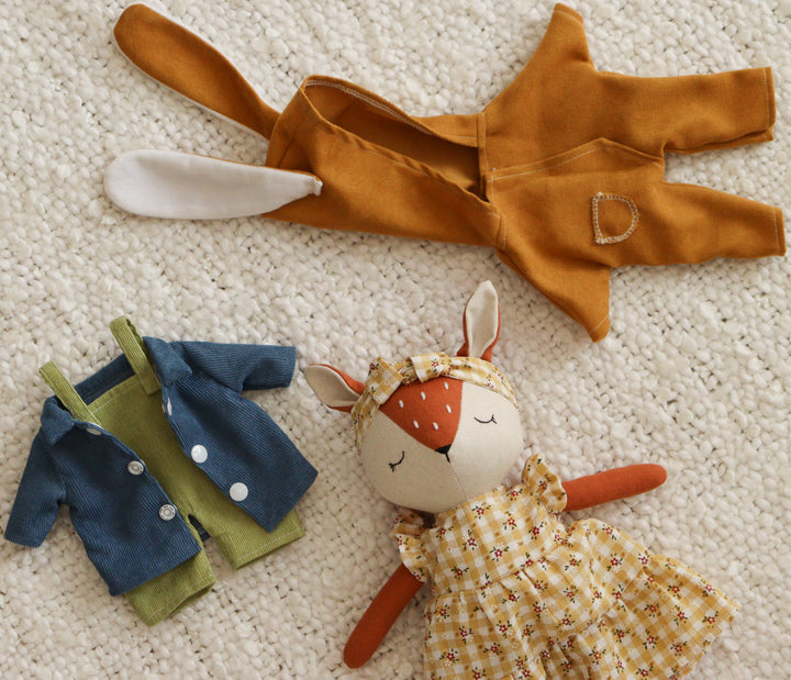 Dina the Deer – Handmade Deer Doll (Soft Plush Toy)