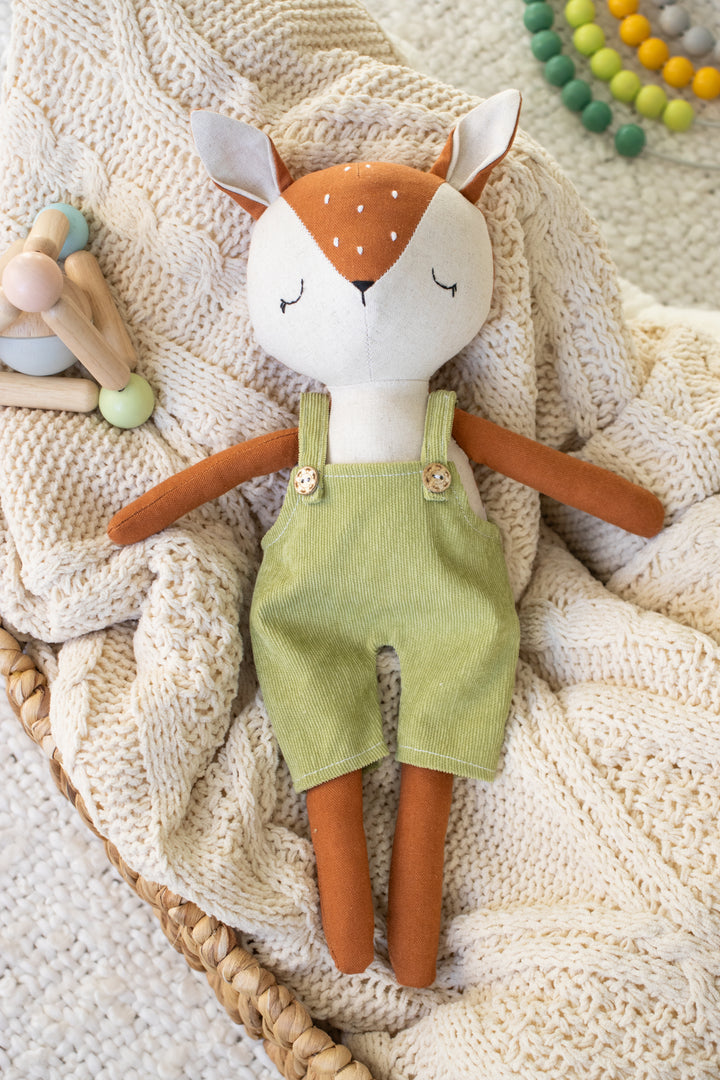 Dina the Deer – Handmade Deer Doll (Soft Plush Toy)