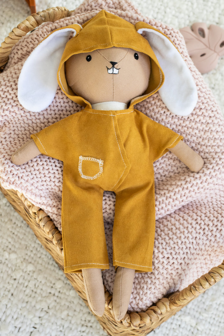 Bella the Beaver – Handmade Plush Doll (Organic Cotton Toy)