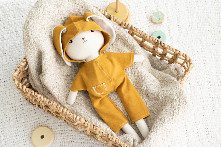 Poly The Polar Bear – Handmade Stuffed Bear Doll (Plush Toy)