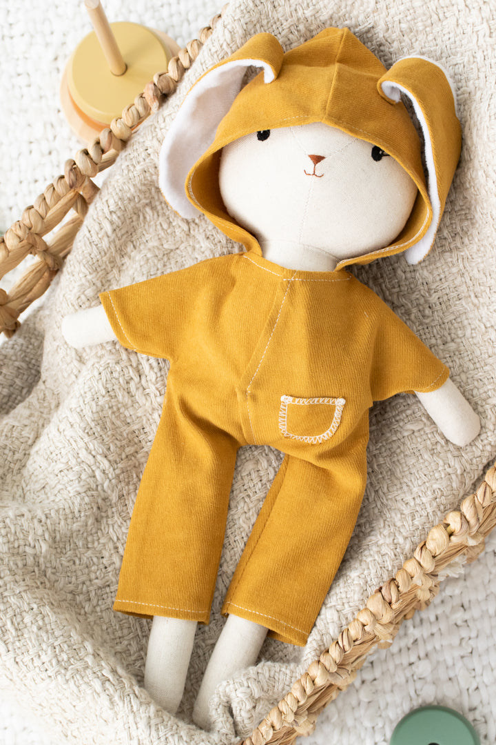 Poly The Polar Bear – Handmade Stuffed Bear Doll (Plush Toy)