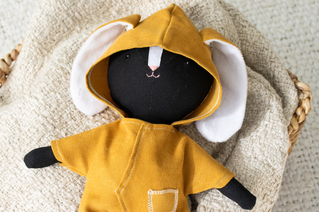 Shelly the Skunk – Handmade Stuffed Skunk Doll (Plush Toy)