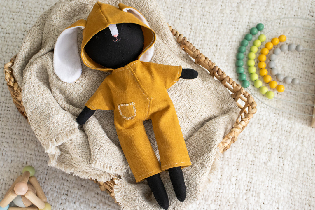 Shelly the Skunk – Handmade Stuffed Skunk Doll (Plush Toy)