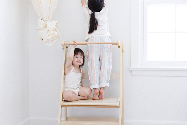 Adjustable Double Wide Fold N' Store Learning Tower - MLHCo