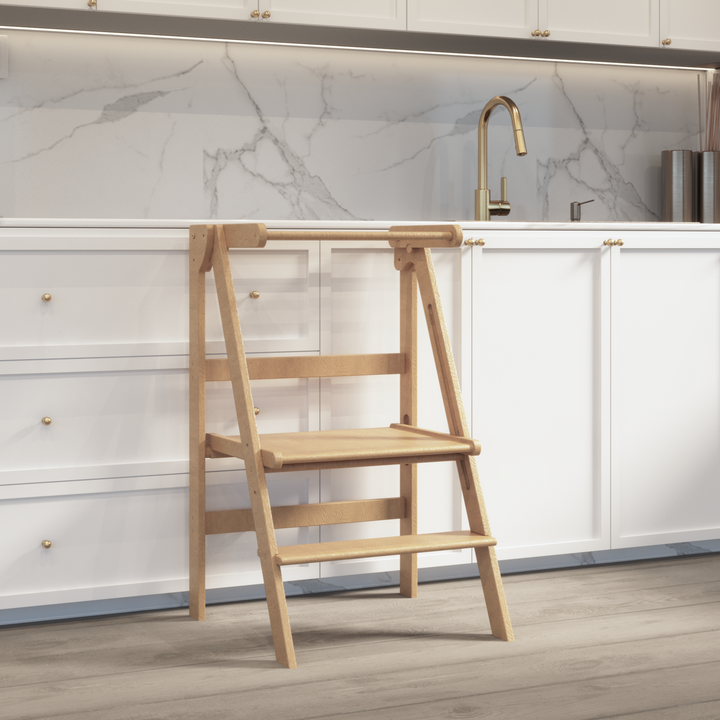 Adjustable Double Wide Fold N' Store Learning Tower - MLHCo