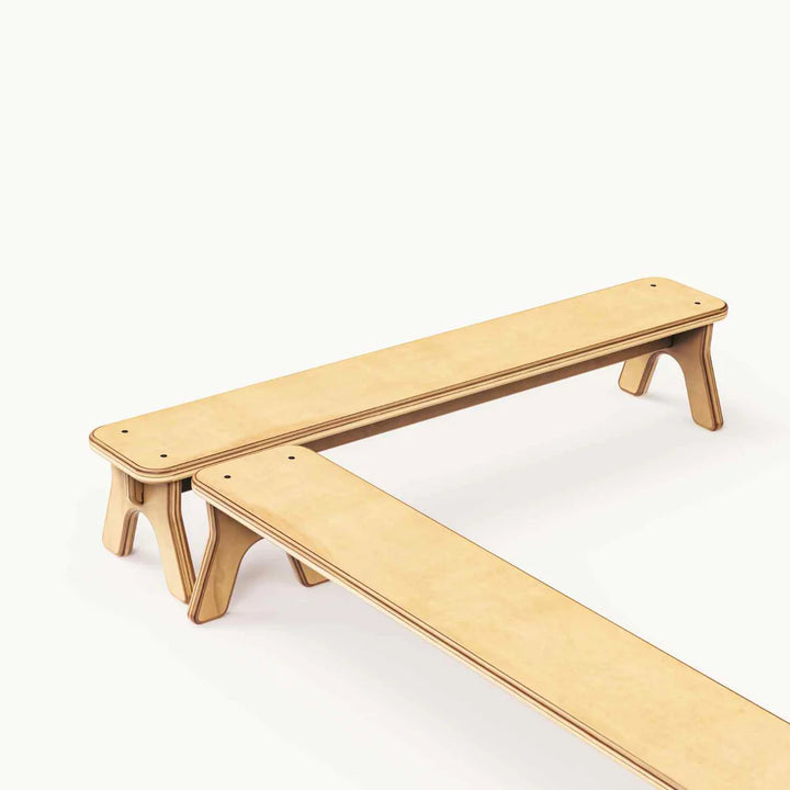 Wooden Balance Beam for Kids – Montessori Gross Motor Balance Toy (Made in Canada)