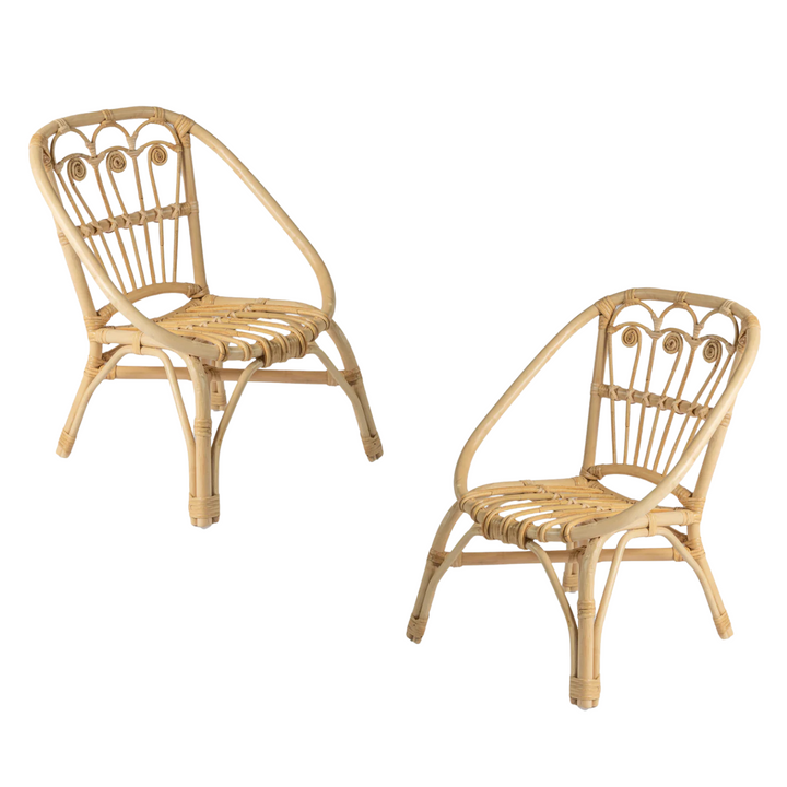 Rattan Kids Chairs - ARI (Set Of 2)