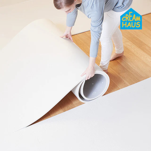Creamhaus Magic Roll Play Mat – Non-Toxic Foam Baby Mat, Portable Roll-Up Design (16mm Thick)