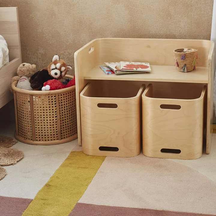 Toddler Flipping Chairs And Bench Set