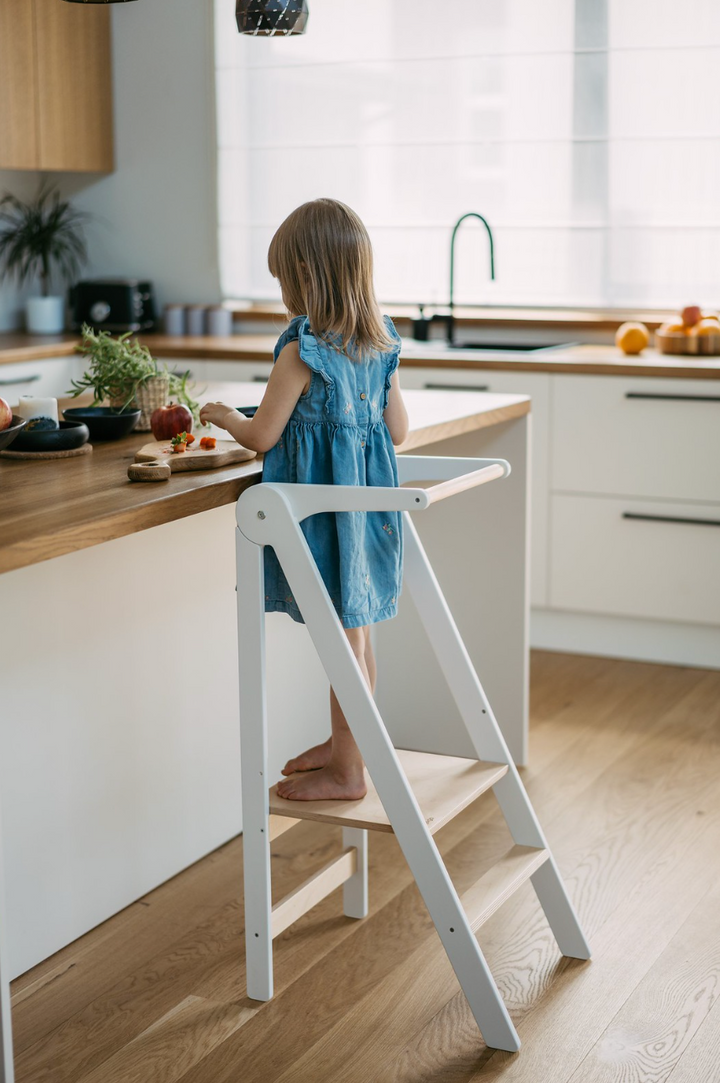 Adjustable Foldable Kitchen Helper / Learning Tower - Ultra Slim