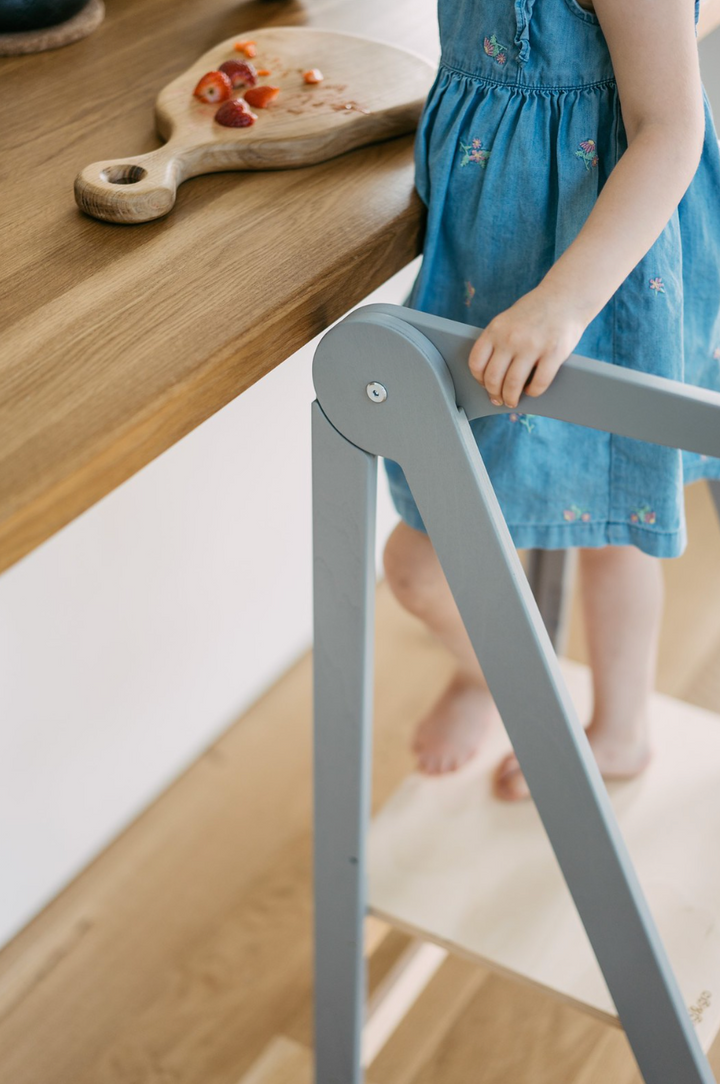 Adjustable Foldable Kitchen Helper / Learning Tower - Ultra Slim