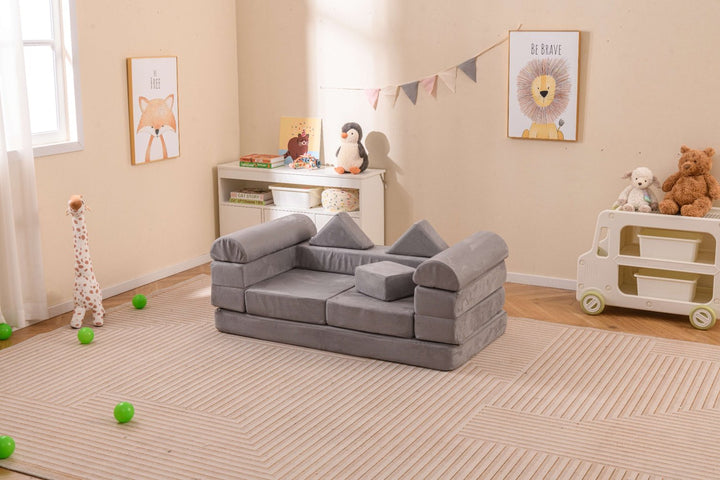 9-Piece Kids Play Couch