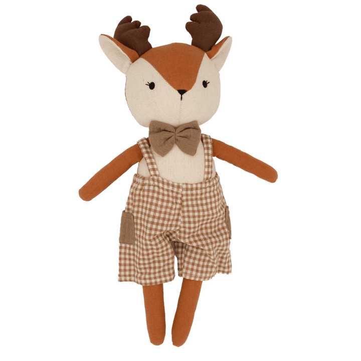 Rocky the Moose – Handmade Plush Animal Doll (Canadian Moose)