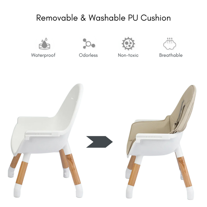 5 In 1 Convertible High Chair