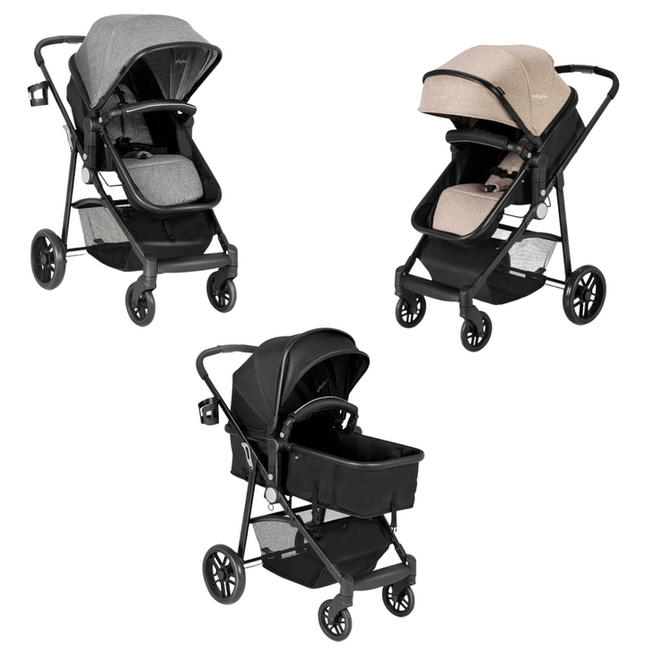 Baby Stroller with Easy One-Hand Fold Design