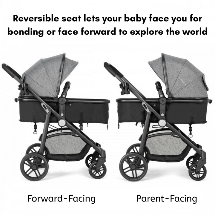 Baby Stroller with Easy One-Hand Fold Design