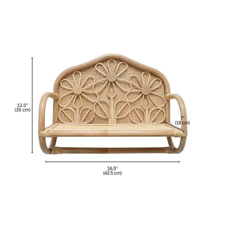 Rattan Wall Shelf