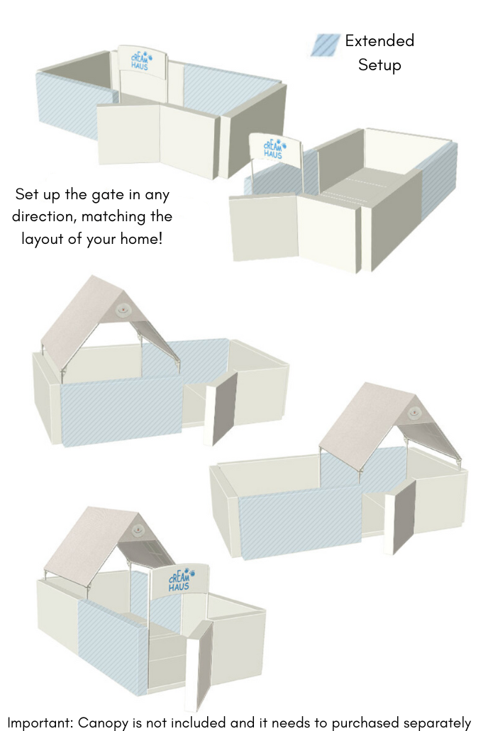 “Free Bumper” 2-in-1 Play Mat & Bumper Bed – Convertible Non-Toxic Foam Play Pen