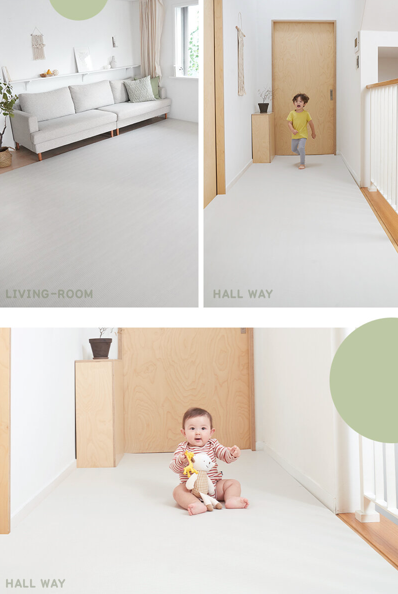 Creamhaus Magic Roll Play Mat – Non-Toxic Foam Baby Mat, Portable Roll-Up Design (16mm Thick)