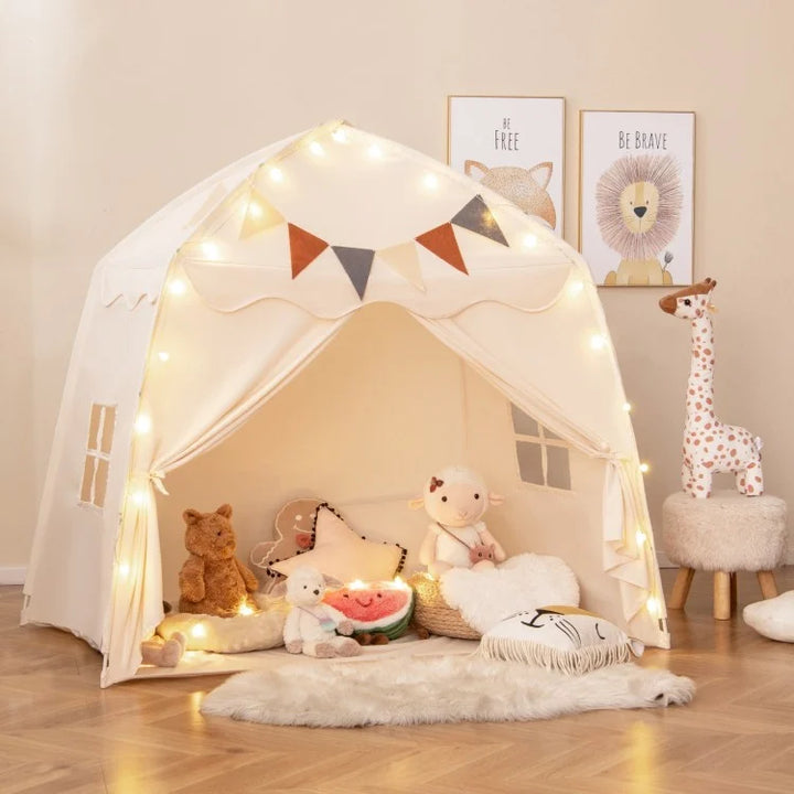 Large Kids Play Tent With Lights