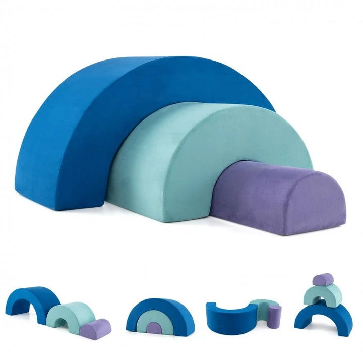 Rainbow Arc Climber - Foam Climbing Blocks