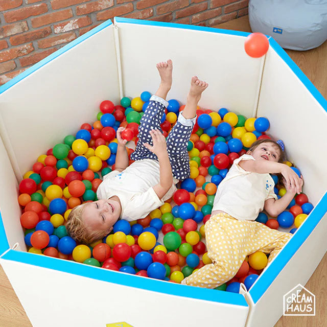 Creamhaus Ice Castle YT – Modular Play Mat & Play Pen Set, Non-Toxic Foam