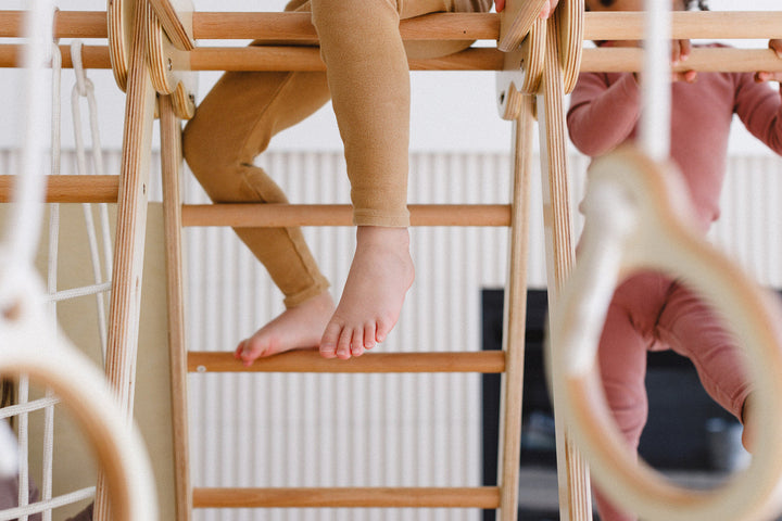 6-in-1 Indoor Jungle Gym for Kids (Climber, Slide, Swing, Monkey Bars)